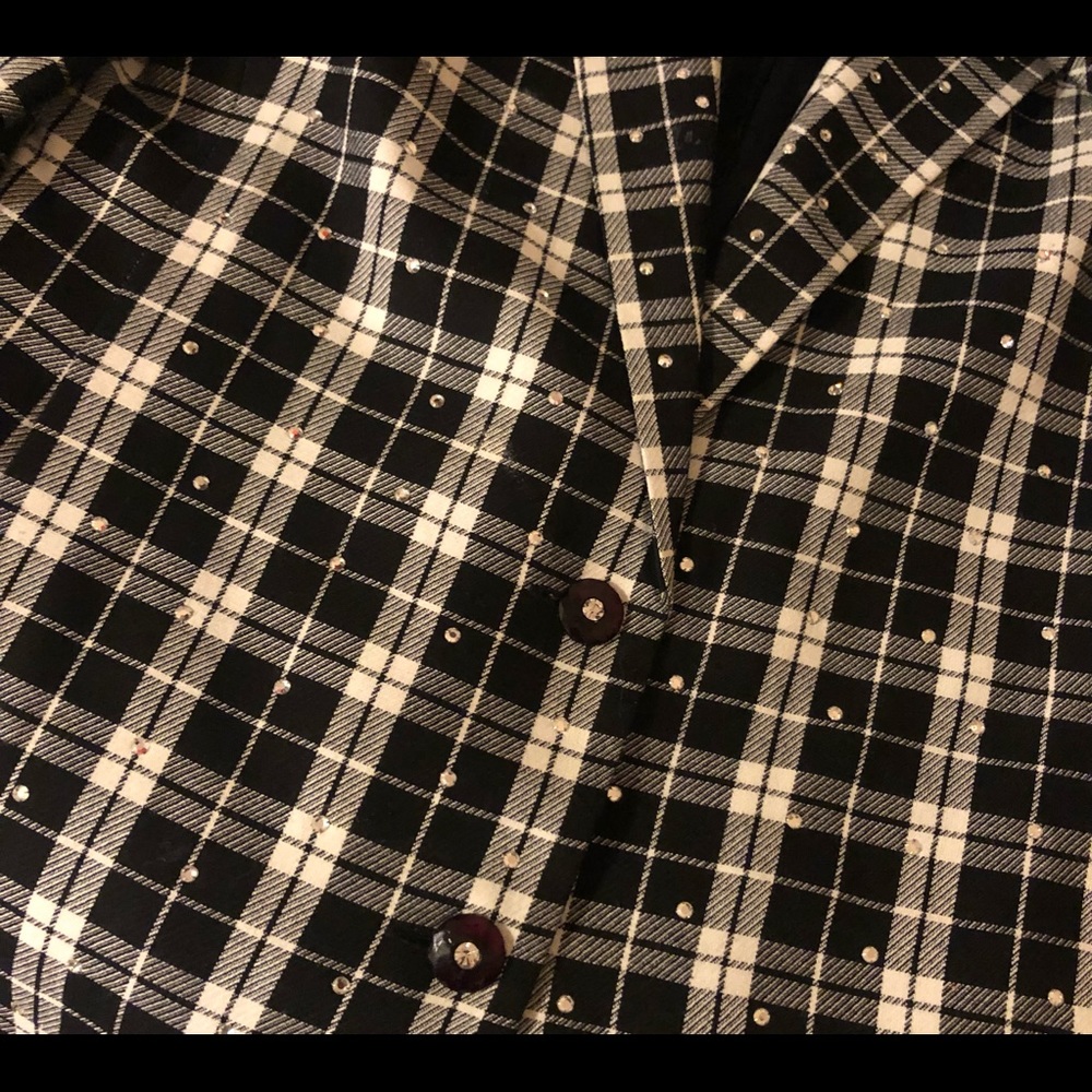 Vintage 1980’s Criscione NY Plaid Blazer - Picture 8 of 14